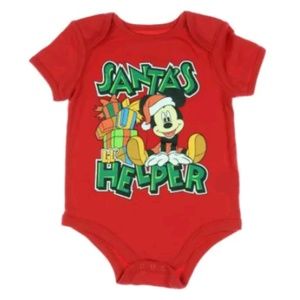 Disney Mickey Mouse SANTA'S Little HELPER Christma